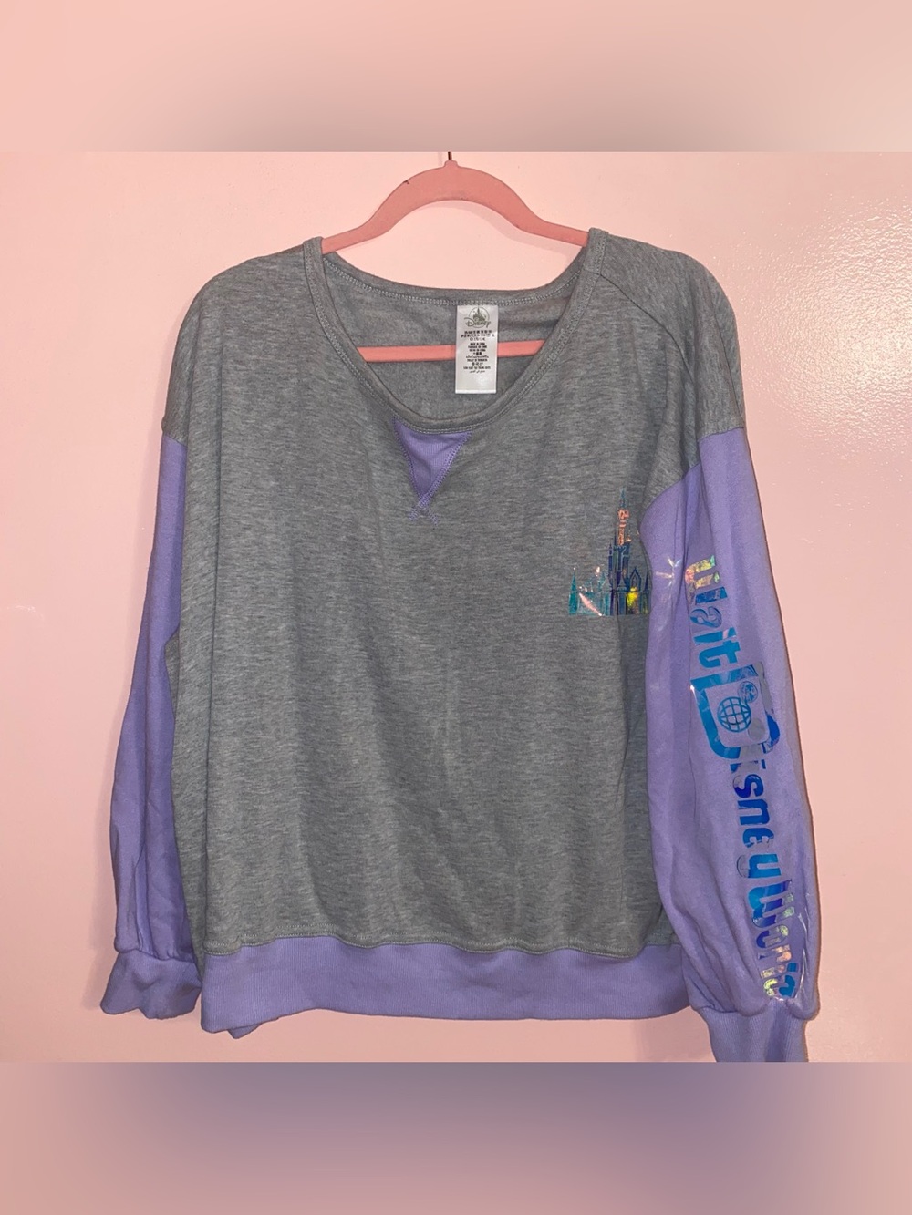 WDW Iridescent Purple Sweatshirt